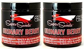 img 3 attached to 🍒 Super Snouts (2 Pack) Urinary Berry: Support Urinary Tract Health with Scoop – 2.64oz Jar