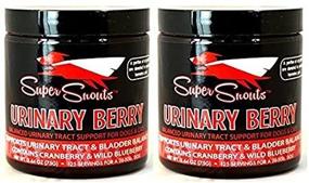 img 1 attached to 🍒 Super Snouts (2 Pack) Urinary Berry: Support Urinary Tract Health with Scoop – 2.64oz Jar