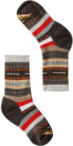 img 1 attached to Умные носки "Smartwool Medium Margarita Merino Chestnut" для мальчиков: удобная и стильная одежда для активных детей.