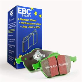 img 2 attached to 🏎️ EBC Brakes DP21666 Greenstuff 2000 Series Sport Brake Pad: Enhanced Performance for Sports Cars