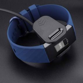 img 2 attached to ⚡️ CAVN 2 пакета кабелей для зарядки Fitbit Charge 3 - USB-кабель для зарядки и док-станция для Charge 3/SE Smartwatch