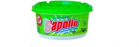 img 1 attached to 🍏 Sapolio Dishwasher Paste Apple + Sponge 12.6 Oz.