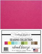 🌴 seasons collection island breeze 8.5x11 cardstock - 50 sheet multi-pack assortment logo