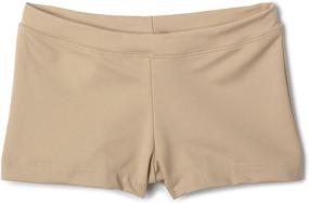 img 4 attached to 🩳 Capezio Girls' Low Rise Boy Cut Shorts