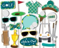golf photo booth props kit logo