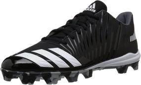 img 4 attached to 🔲 Black and White Adidas Men's Baseball Shoes
