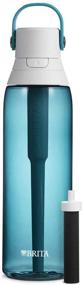 img 4 attached to 💧 Brita 26 Ounce Plastic Water Filter Bottle in Sea Glass: Ensuring Clean and Refreshing Hydration