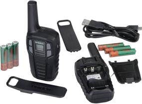 img 3 attached to 📻 Набор из двух радиостанций Uniden SX167-2CH Walkie Talkies - диапазон 16 миль, аккумуляторы с возможностью зарядки, каналы NOAA для прогноза погоды, сигнал Roger Beep - 2 штуки (черный)