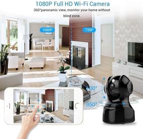 img 3 attached to 📷 EAZIEPLUS Full HD 1080P Pan-Tilt-Zoom WiFi Camera with 2 Way Audio, IR Night Vision & Motion Detection Alerts, Compatible with Alexa, TF Card Slot and Cloud - Security Camera