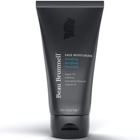 img 4 attached to 🧴 Beau Brummell for Men Matte Finish Face Moisturizer – Fast Absorbing, Lightweight Face Lotion with Caffeine + Vitamin-E – Anti-aging Properties – Ideal for Dry or Oily Skin – 5 OZ Tube – Made In USA