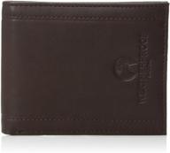 durable and practical: weatherproof men's bifold passcase wallet for ultimate protection logo