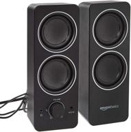 🔊 enhance your pc audio experience with amazon basics ac powered pc multimedia external speakers logo