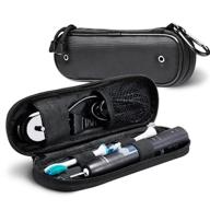 🌍 travel-friendly toothbrush case for oral-b pro 1000/1500/oral-b smart 1500 electric toothbrush, convenient toothbrush travel case for philips sonicare protectiveclean 4100/5100/7500 toothbrush and similar models. logo