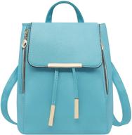 pahajim fashion leather backpack schoolbag: stylish women's handbags & wallets for everyday use logo