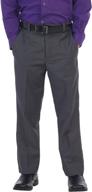 gioberti front dress pants black boys' clothing and pants logo