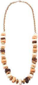 img 3 attached to RICHERA Handcrafted Irregular Anitque Necklace Girls' Jewelry