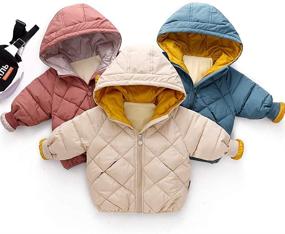 img 2 attached to Curipeer Toddler Hooded Jacket - Perfect Boys' Clothing for Jackets & Coats