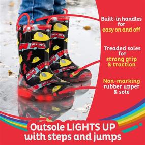 img 1 attached to Exploring Fun Adventures with ZOOGS Light Toddler Handles Dinosaur Boys' Shoes - Ideal for Outdoor Excursions!