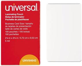 img 4 attached to Universal UNV84642 Laminating Pouches 4 Inch Crafting for Craft Supplies