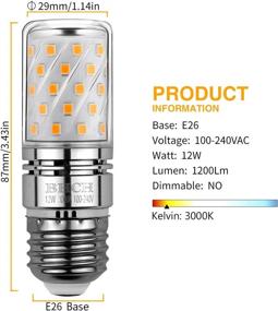 img 3 attached to 💡 BHCH LED Corn Bulbs - Industrial Electrical Solution