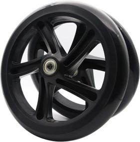 img 4 attached to 🛴 Enhance Your Ride: Z-FIRST 200mm Adult Scooter Wheels with ABEC 9 Bearings for Razor and Adult Kick Scooters