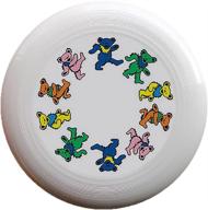 🌈 grateful dead discraft ultrastar 175g flying disc with jayli design - steal your face, dancing bears, space, skull and roses - perfect gift for grateful dead fans логотип