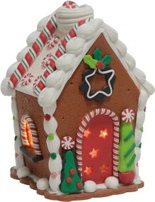 img 4 attached to Gingerbread House Light Brown White