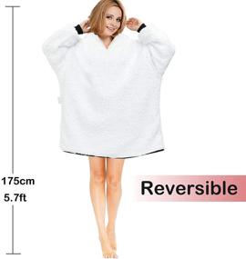 img 2 attached to NEWCOSPLAY Squirrel Wearable Blanket Sweatshirt Bedding for Blankets & Throws