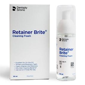 img 4 attached to 🦷 Retainer Brite Foam: Convenient Cleaning and Teeth Whitening On-the-Go for Retainers