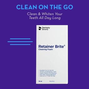 img 2 attached to 🦷 Retainer Brite Foam: Convenient Cleaning and Teeth Whitening On-the-Go for Retainers