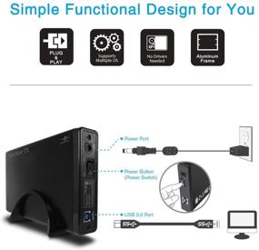 img 2 attached to Корпус для жесткого диска Vantec NexStar NST 328S3 BK