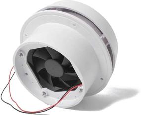 img 1 attached to 🌬️ Энергосберегающий вентилятор для выхлопа воздуха на крыше дома на колесах RV - MASO автомобильный 12V | Бесшумная вентиляция для домов, прицепов, путешествий и дач (вентилятор + мощный вентилятор)