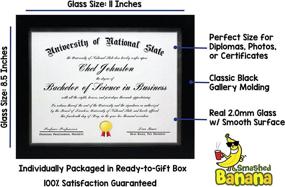 img 3 attached to 🖼️ Premium 8.5x11 Black Gallery Certificate and Document Frame with Hanging Hardware and Desktop Easel – Ideal for Awards, Certificates, Diplomas, or Photos