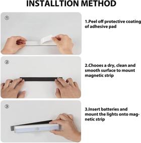 img 1 attached to 🔦 10 LED Battery Operated Motion Sensor Light: Convenient Wireless Closet Lighting Solution - 6 Pack