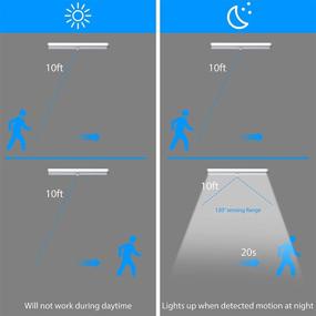 img 3 attached to 🔦 10 LED Battery Operated Motion Sensor Light: Convenient Wireless Closet Lighting Solution - 6 Pack