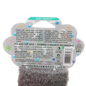 img 1 attached to 🧦 Comforting Grey Aloe Socks - Earth Therapeutics, 1 Pack(S)