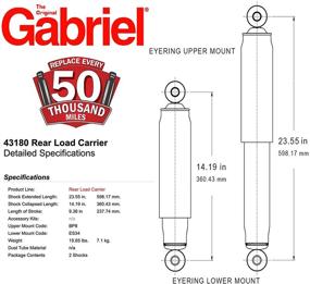 img 1 attached to 🚚 43180 Gabriel Rear Load Carrier for Enhanced SEO