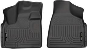 img 4 attached to Husky Liners 18091: Weatherbeater Front Floor Mats, Black - Fits 2008-2016 Chrysler Town & Country, 2008-2020 Dodge Grand Caravan