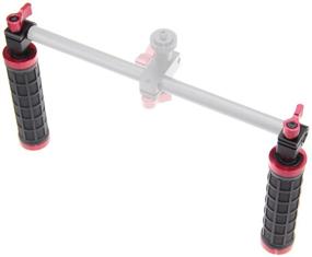 img 1 attached to 📷 CAMVATE DSLR Handle Grips with Rod Clamp for 15mm Rod Rig Rail Support Camera Tripod - Pair