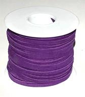 🎀 lace lacing leather suede purple (violet) 25 yard spool: premium quality made in usa logo