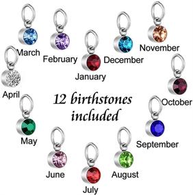 img 2 attached to Heart Cremation Necklace Ashes Birthstones God