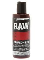 🔴 raw crimson red hair color - veggie-based demi-permanent dye, 4 oz. scented & long-lasting formula, lasts 3-6 weeks. cruelty-free & never tested on animals. logo