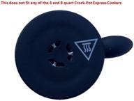 6 quart crock-pot express crock multicooker steam release valve | pressure release valve | compatible size | not for 4 & 8 qt cookers | non-crock-pot product logo