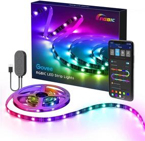 img 4 attached to 📺 Govee RGBIC TV LED Backlight: APP Controlled, Music Sync, Scene Modes - Ideal for 30-50 inch TVs