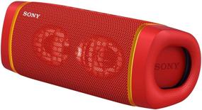 img 1 attached to 🔊 Sony SRSXB33 Дополнительный бас Bluetooth беспроводной портативный динамик (красный) комплект с жестким чехлом для путешествий - решение хранения Knox Gear (2 предмета)