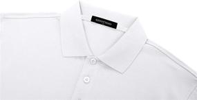 img 3 attached to Slim Fit Cotton Breathable Wicking Stretch Men's Clothing