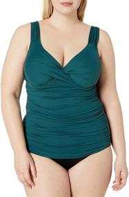 img 2 attached to Anne Cole Underwire Tankini Beautiful