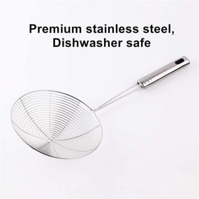 img 1 attached to Stainless Strainer Chirano Kitchen Gadgets