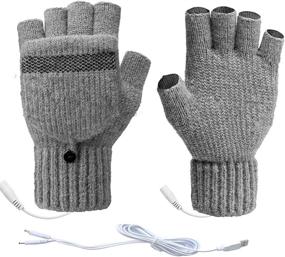 img 4 attached to 🧤 Mittens, Double Sided Heating Mittens 2: Lightweight Computer Accessories, USB Gadgets, and Peripherals