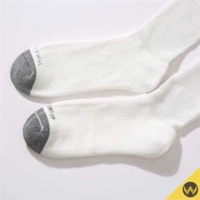 img 1 attached to 🧦 WANDER Women's Athletic Crew Socks - Pack of 8 Pairs | Cushion Running Socks for Women | Sport-Wicking Cotton Socks - Sizes 7-10/10-14